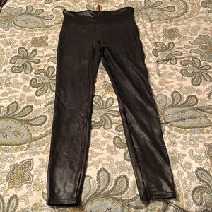 Spanx faux leather leggings
